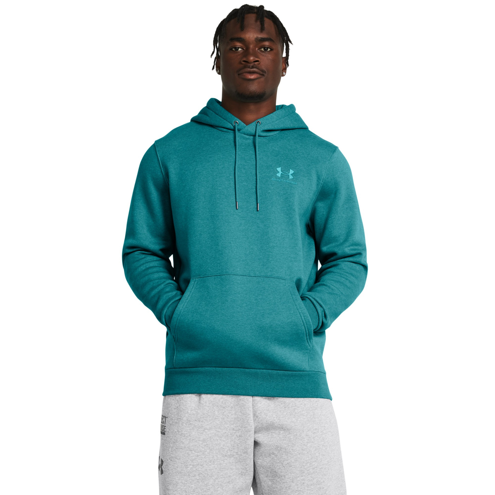 Pánská mikina Under Armour Ua Essential Fleece Hoodie-BLU