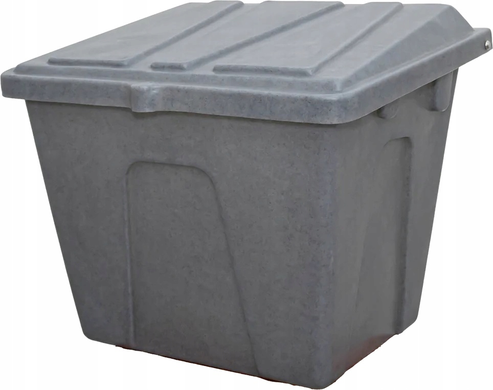 POJEMNIK NA PIASEK SÓL SORBENT 100L 150KG SZARY POJEMNIK DROGOWY