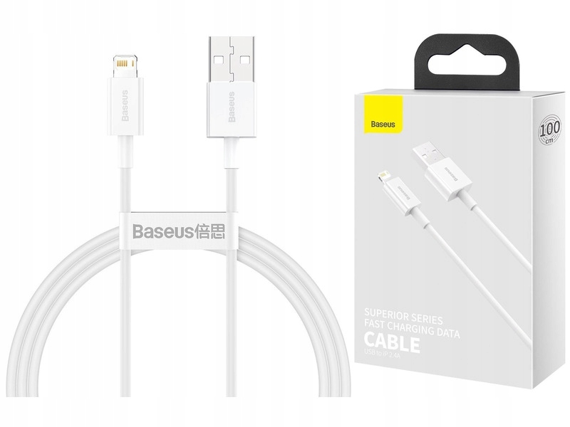 

Kabel Usb Lightning Baseus Superior Series 1 m