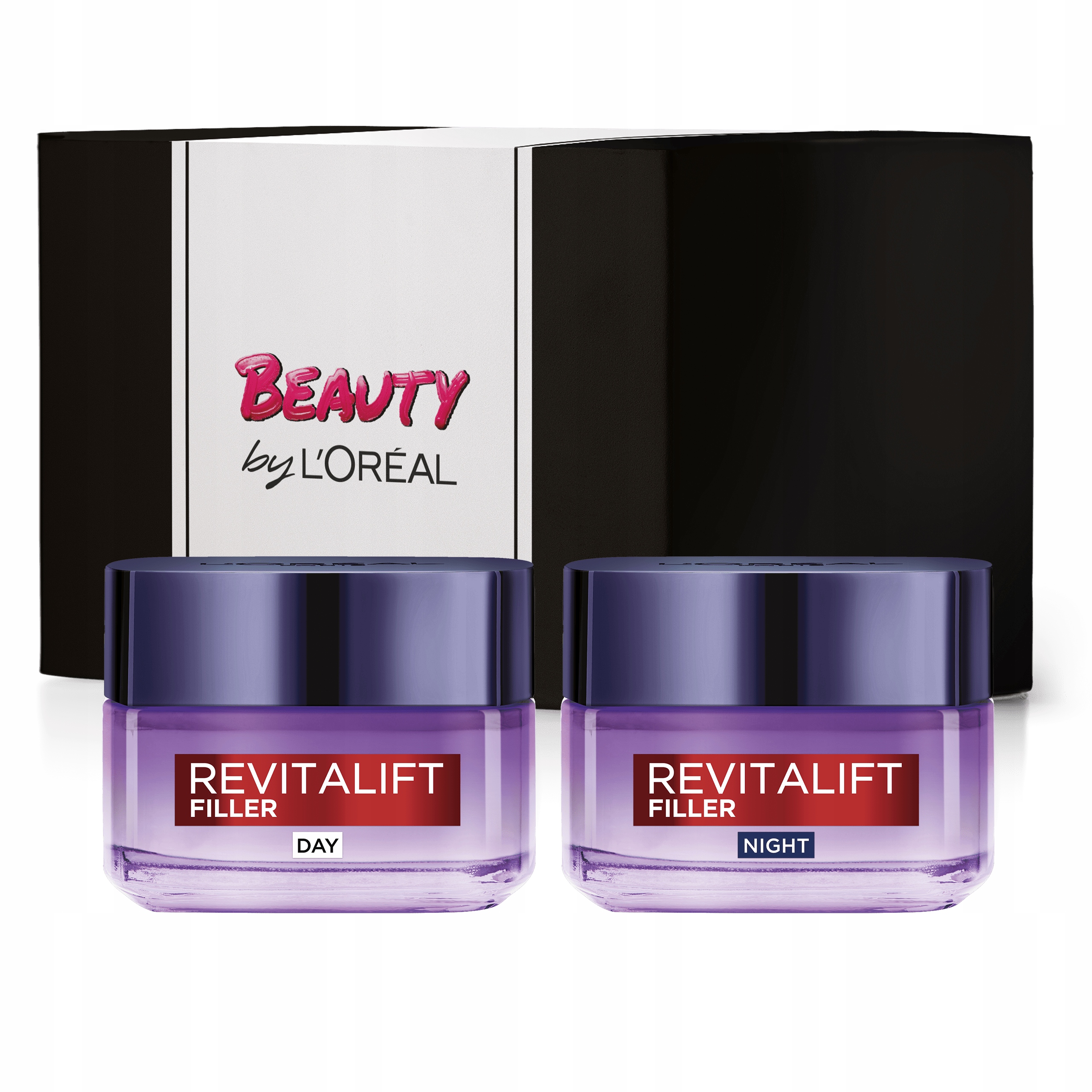 Zestaw L'Oréal Revitalift Filler Krem Dzień i Noc z Kwas Hialuronowy 50ml