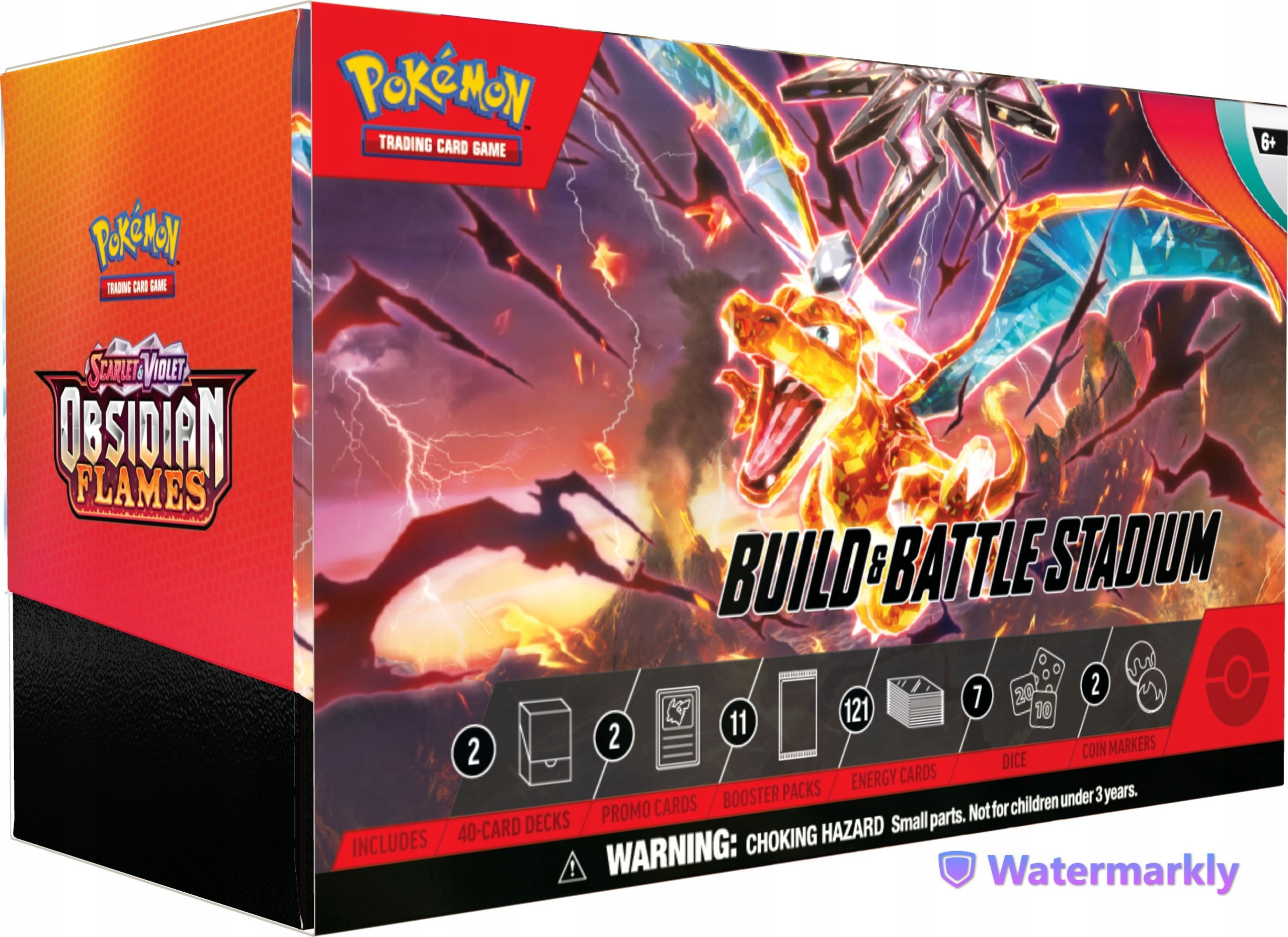 POKEMON TCG: SV 03 BUILD & BATTLE STADIUM OBSIDIAN FLAMES