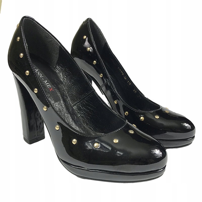 CZÓŁENKA ANNMEX 4888 R.35 czarny skóra Kolor czarny