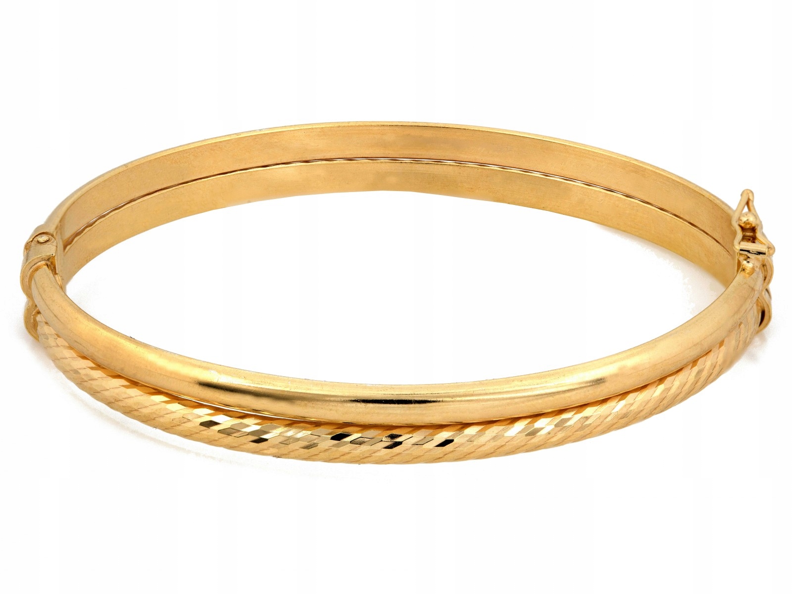 Stříbrný náramek 925 tuhý dvojitý 7.6 mm 10.70 g velikost 18 dárek