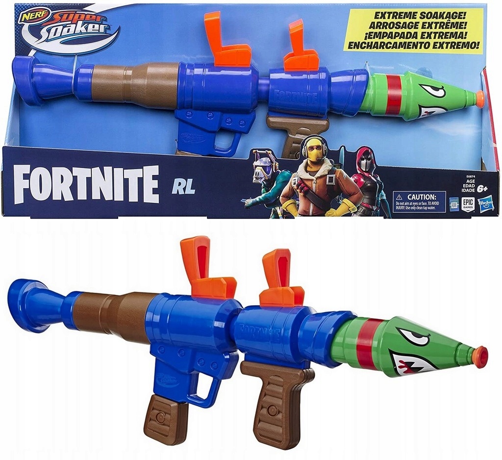 

Nerf Soaker Pistolet Na Wodę Fortnite Rl