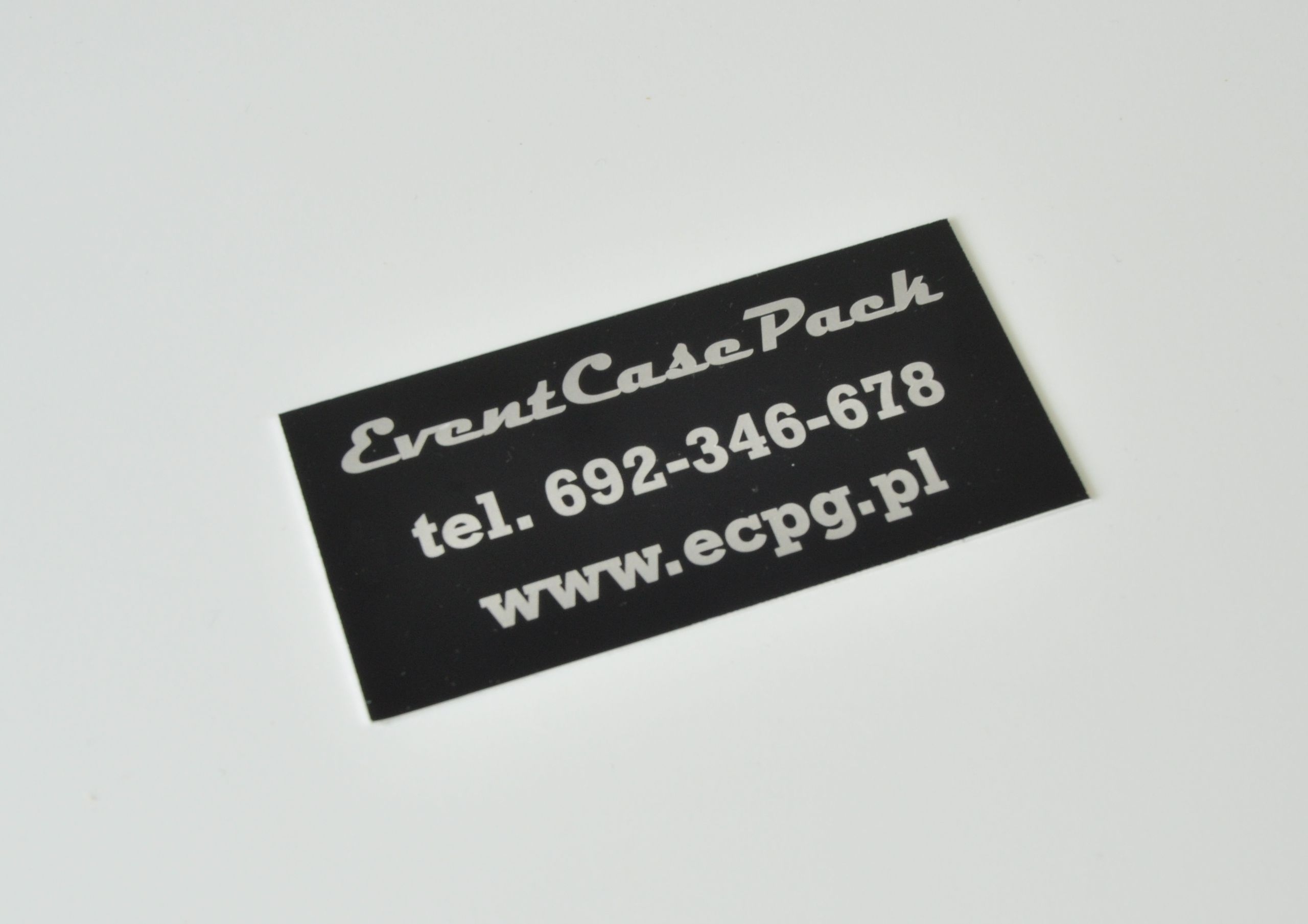 Tabliczka aluminiowa z własnym grawerem podklej. Numer katalogowy części GRAW03