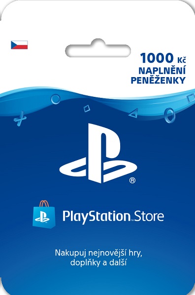 PLAYSTATION STORE DOŁADOWANIE CYFROWA 1000 CZK KC | AUTOMAT 24/7