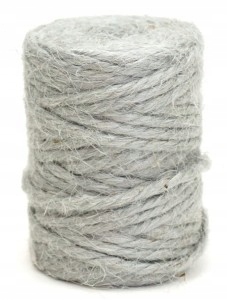 

szpagat ozdobny szary sznurek jutowy 21m 2mm