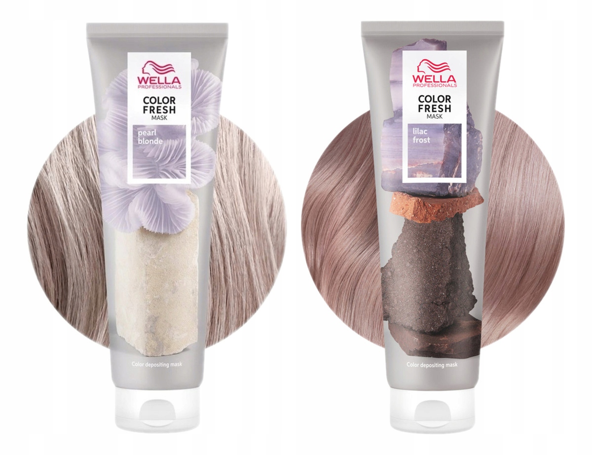 Wella Color Fresh barvicí maska Pearl Blonde+Lilac Frost 2x150 ml