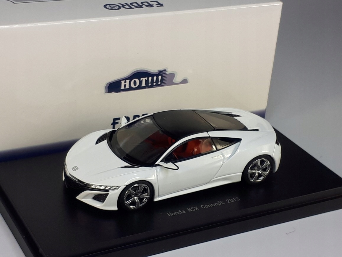 Ebbro Honda Nsx 2013 Concept Pearl White 1:43