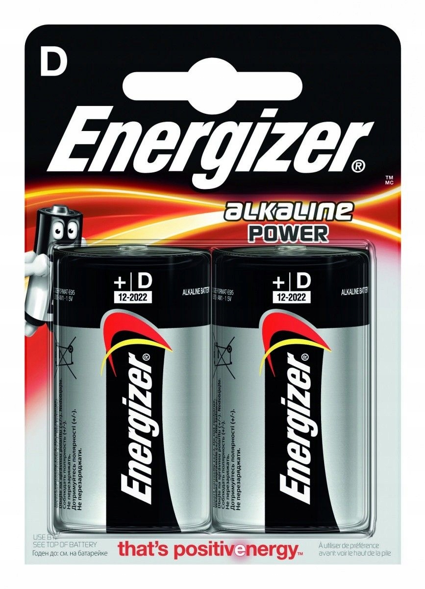 Bateria Energizer Alkaline Power D LR20 2szt.