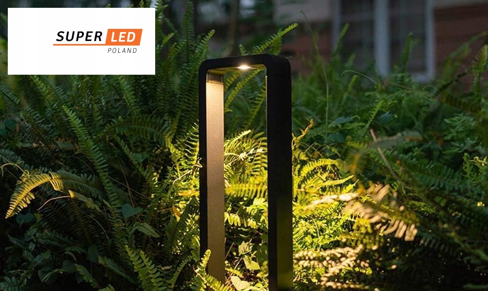 Lampa ogrodowa LED stojąca Słupek 60 cm 10W LED = 100W PREMIUM Stopień ochrony IP IP54