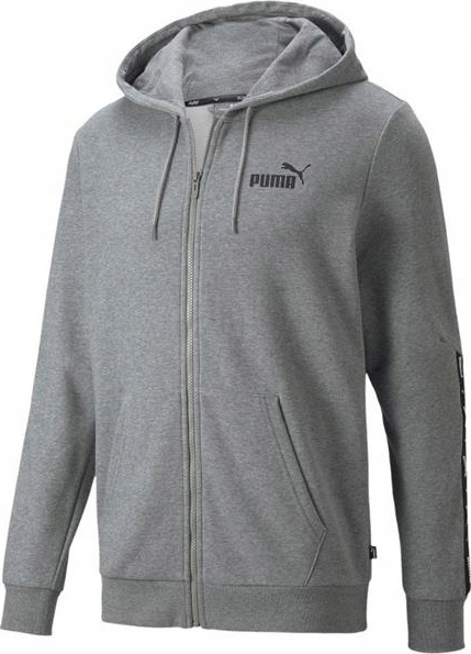 Pánská Mikina Puma Sportovní Rozepínací S Kapucí, Velikost M