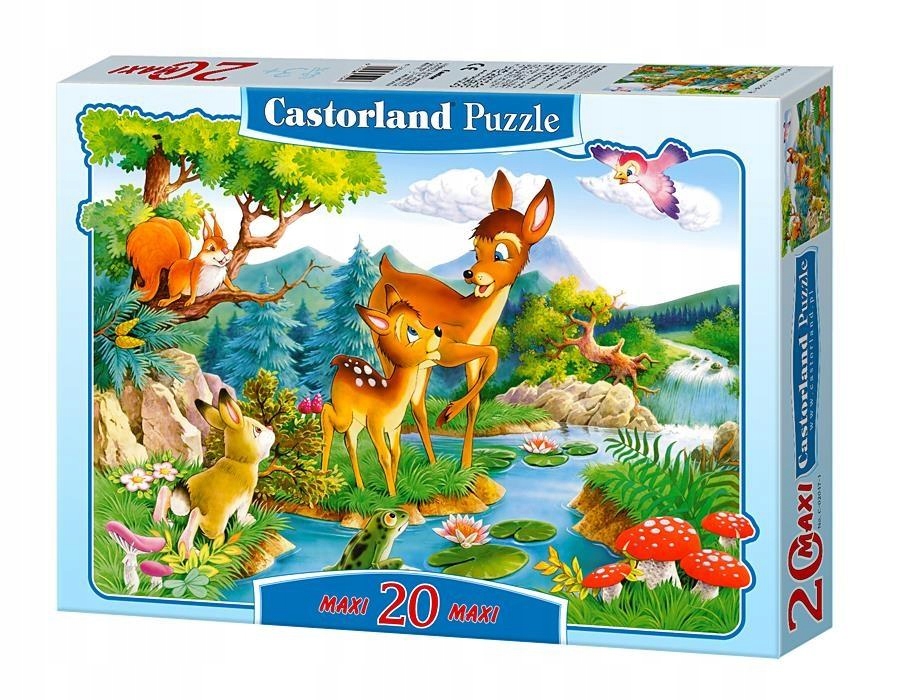 PUZZLE 20 MAXI - BAMBI CASTOR