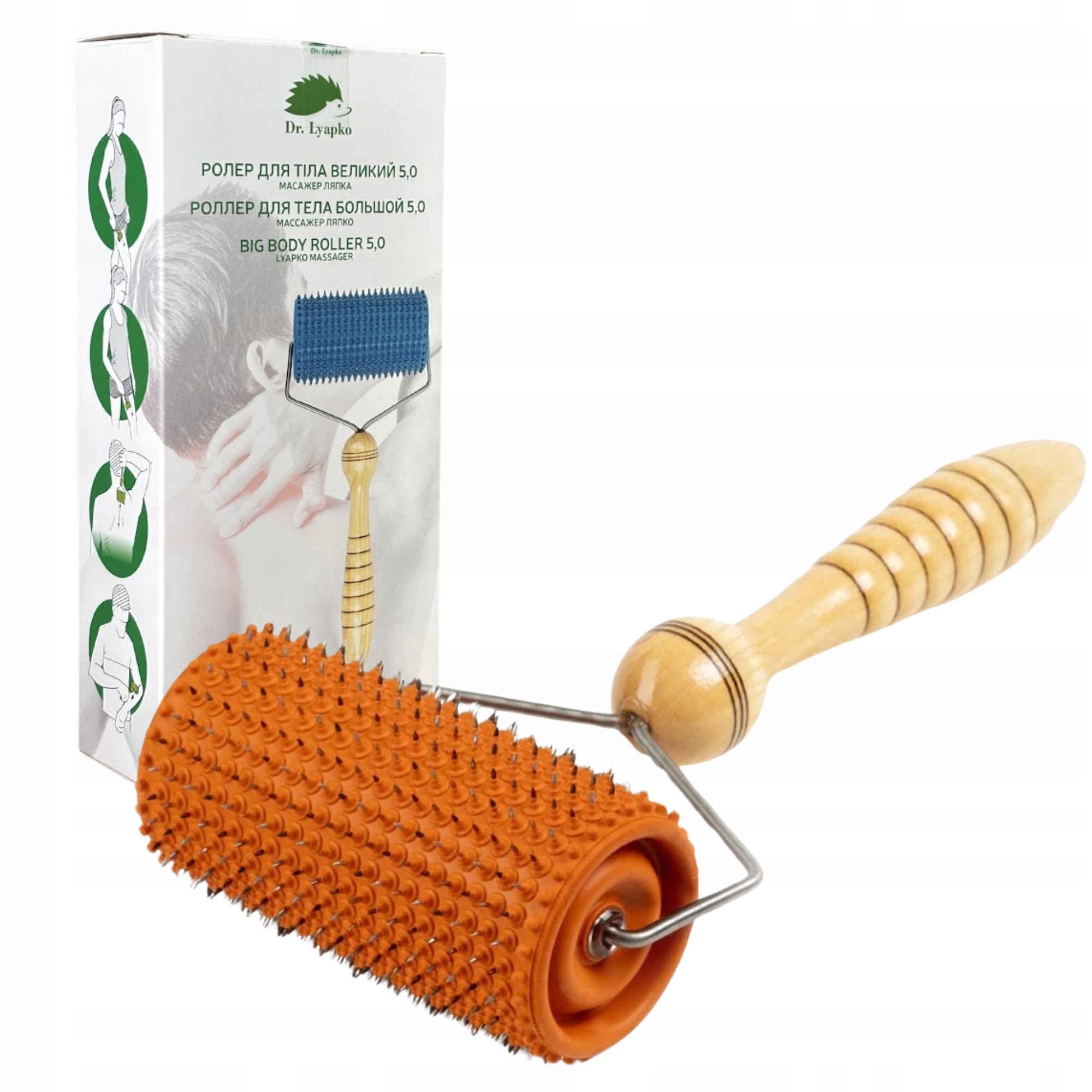 Masażer Z Igłami Lyapko Duży 5,0 Relaks Bez Niklu