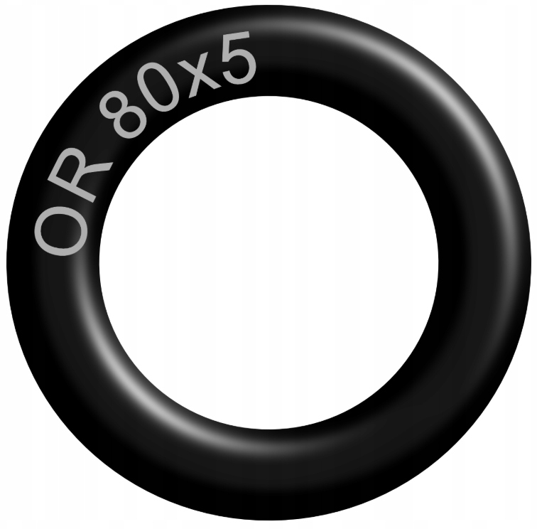 Oring 80x5 NBR70 gumový těsnící kroužek odolný vůči oleji (50 ks)