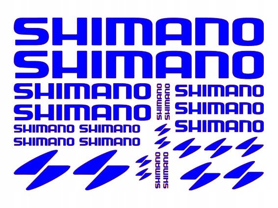 SHIMANO ___ naklejki ___ KOLORY Szerokość 1 mm