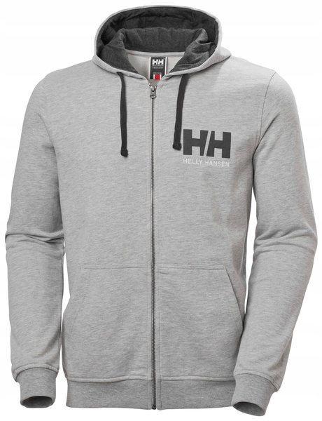 Mikina Hh Logo Full Zip Hoodie Grey 34163-949 vel. M