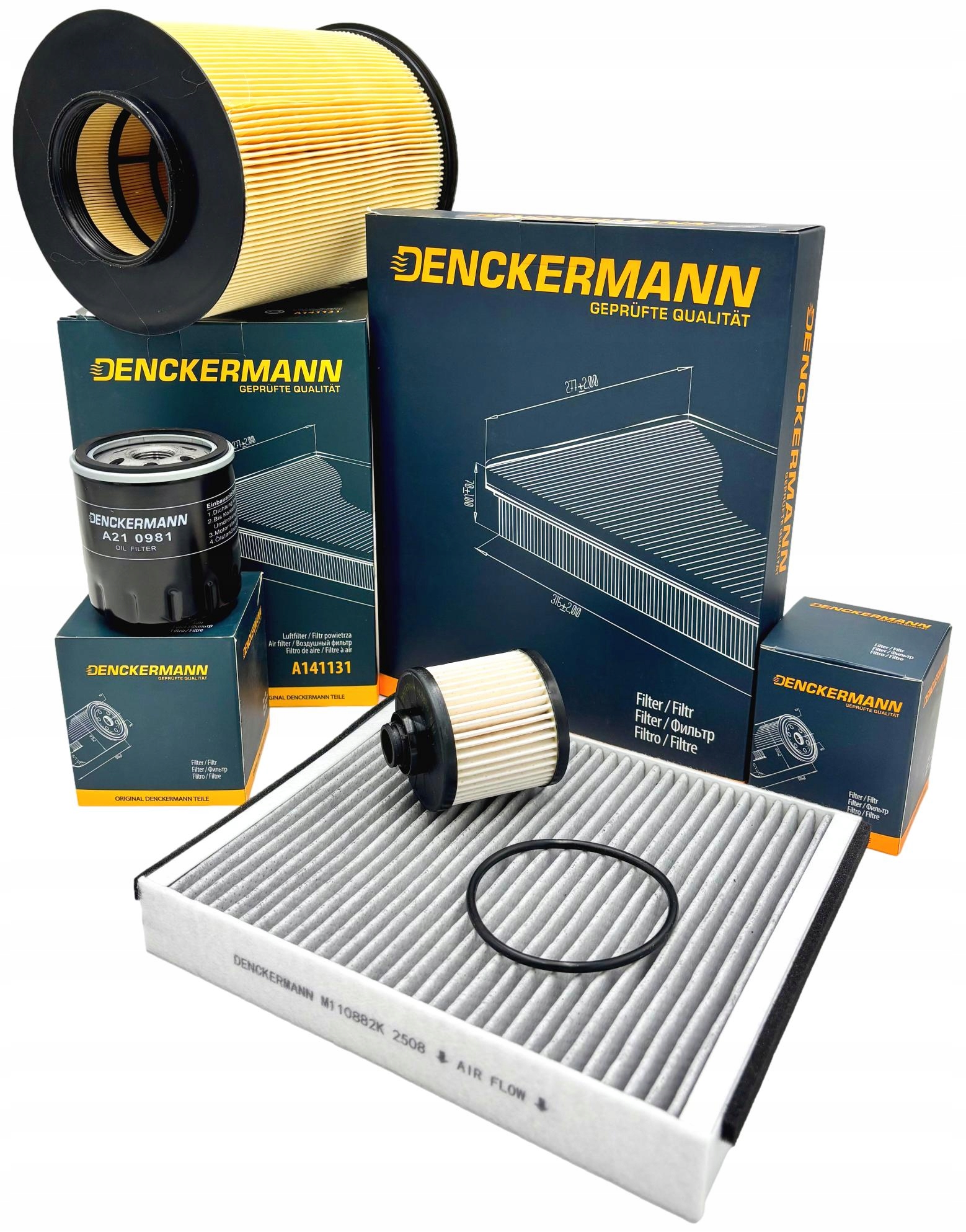 Denckermann Sada Filtrů Ford C-max II Focus III Kuga II 2.0 TDCi Euro 6