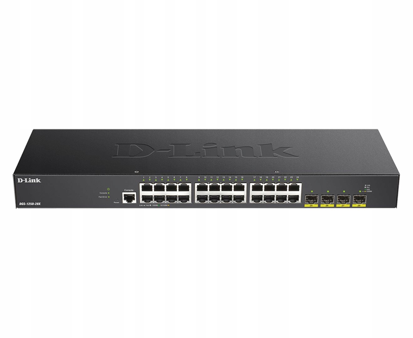D-Link DGS-1250-28X Smart switch 24x Gb, 4x 1G/ 10G Sfp+ DGS-1250-28X/E
