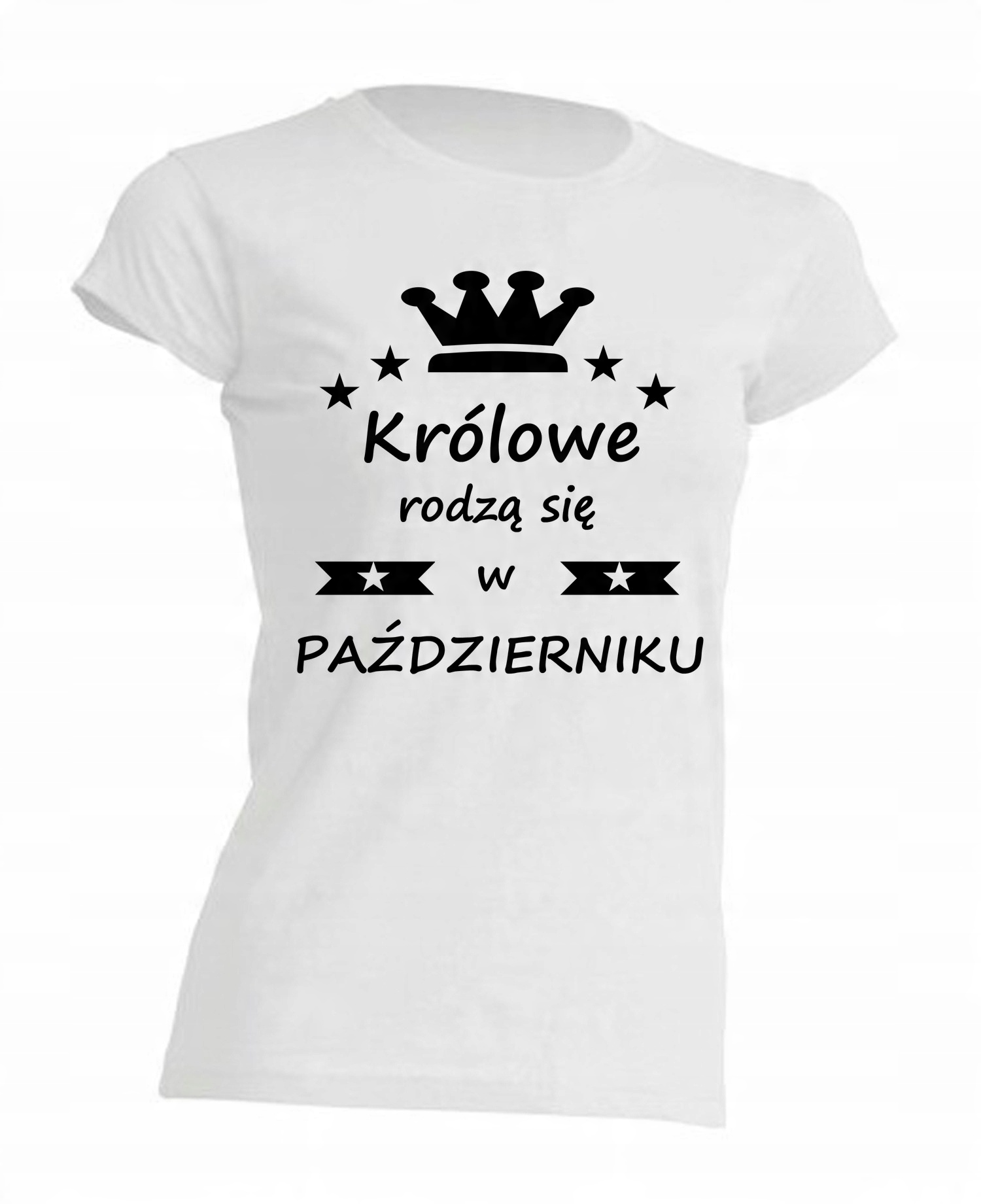 

Koszulka Królowe Rodzą Się W październiku prezent