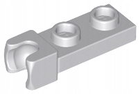 

Lego 14418 plytka 1x2 zaczep j.szaryLBG 10 szt N