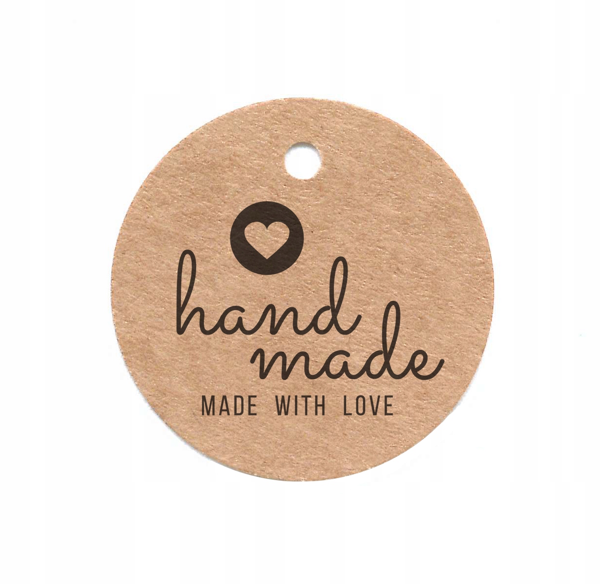 

Eko kartonowe zawieszki, etykiety hand made 10 szt