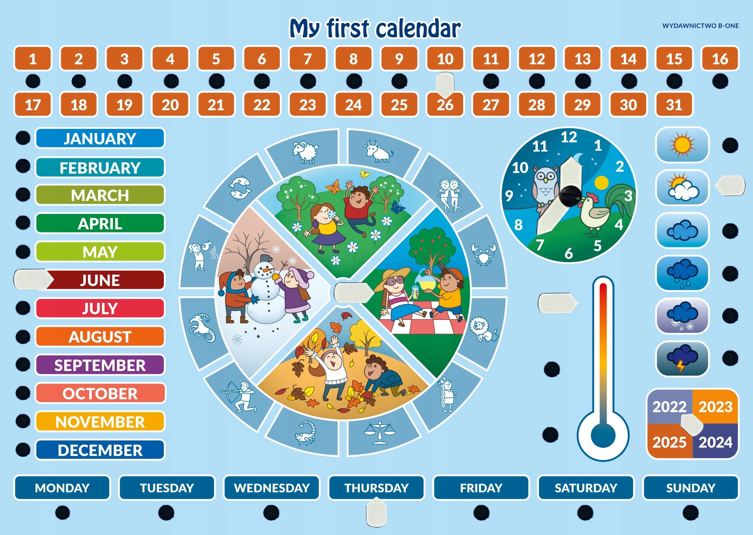 

Mój Pierwszy Kalendarz 2023 2024 Angielski A3