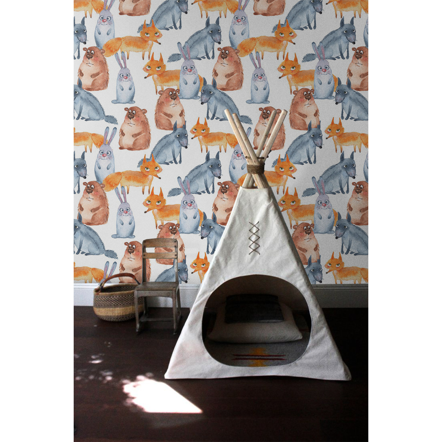 

Flizelina tapeta Urocze dzikie zwierzęta 152x104cm