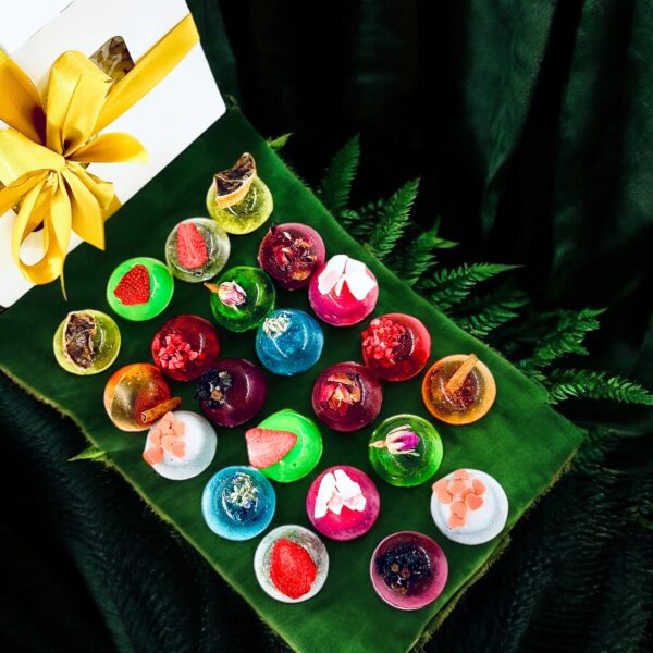 Bombki Herbaciane Mini. Zestaw prezentowy 22szt