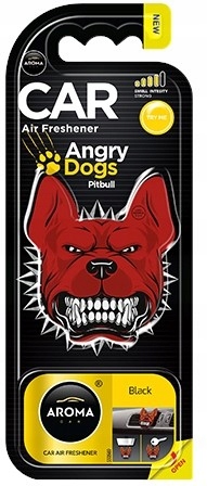 Aroma Car Zawieszka Zapachowa Do Samochodu Angry Dog Black