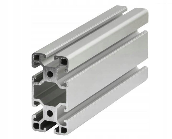 Profil aluminiowy konstrukcyjny T-slot 40x80 [8] srebrny 120 cm
