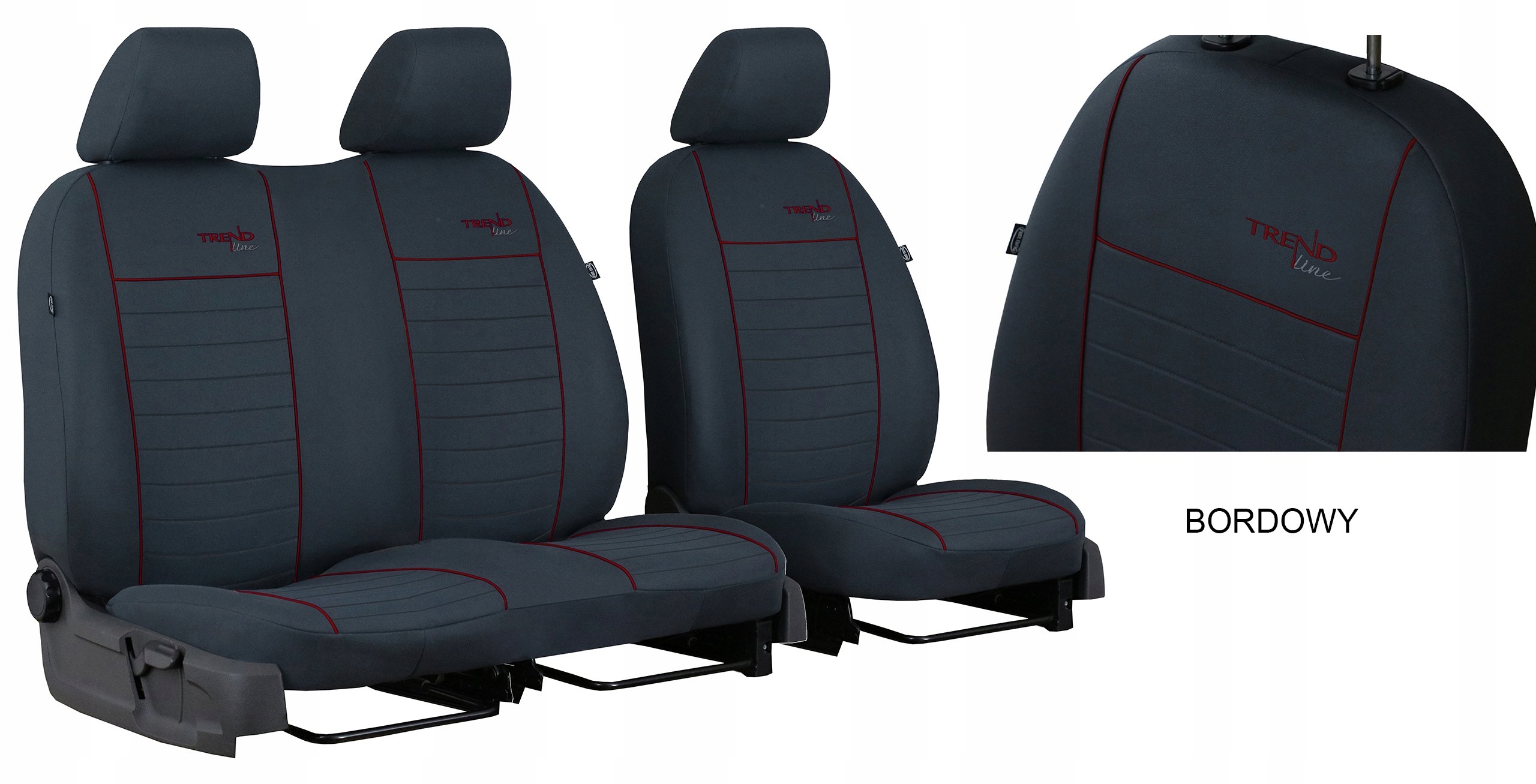 POKROWCE MIAROWE NA FOTELE IVECO DAILY 3 2+1 Typ pokrowiec