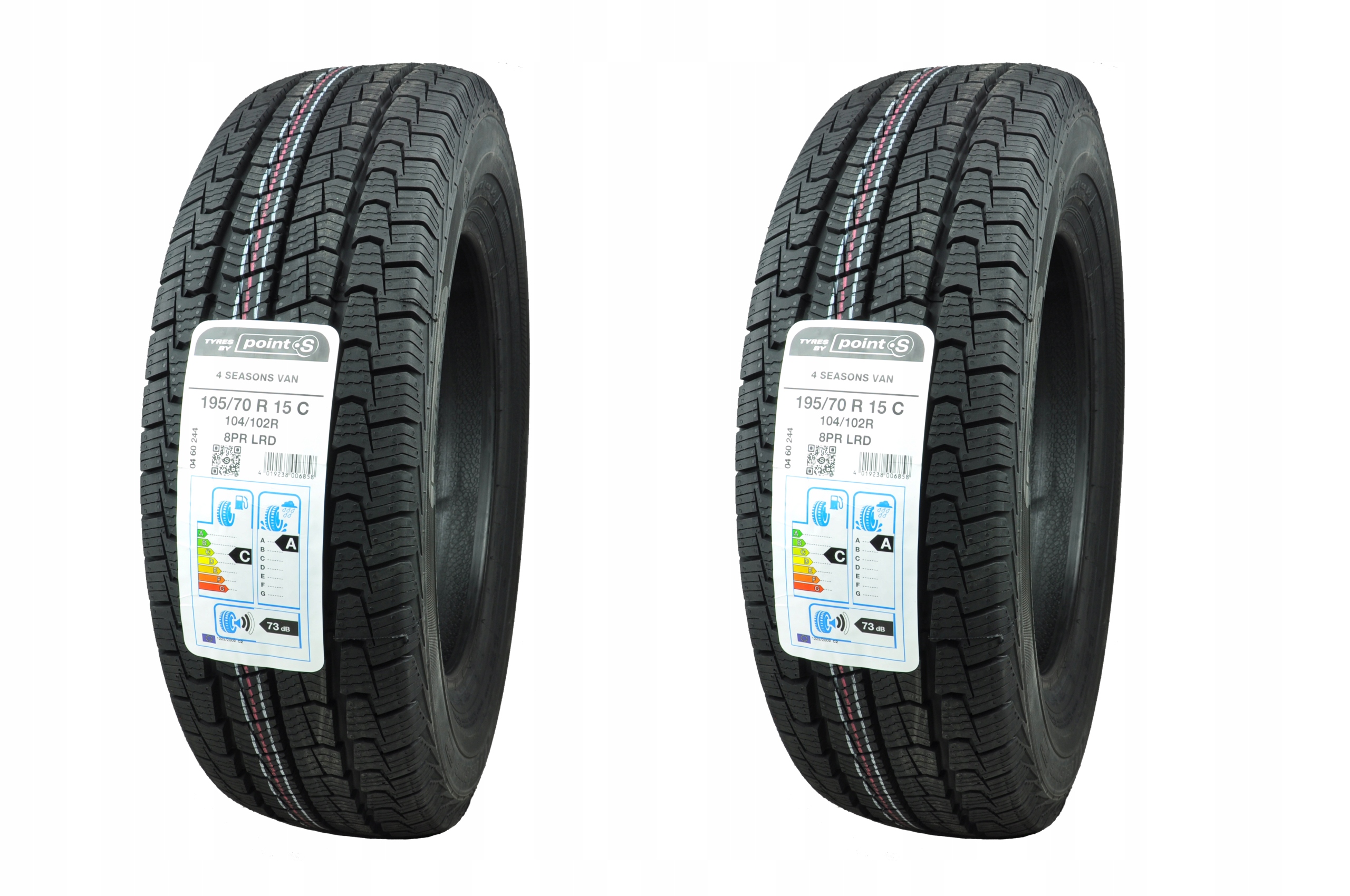 2 x 195/70R15C 104/102R Point S круглий рік