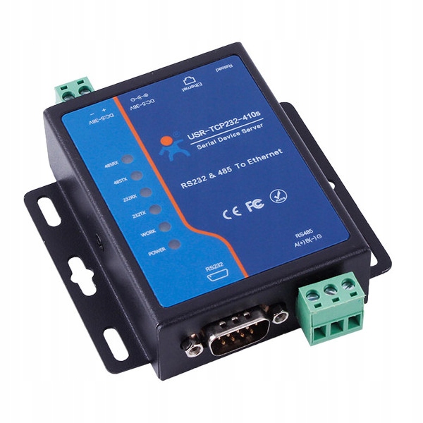 Konwerter RS232 RS485 na Ethernet Usr TCP232-410s H7 Edge