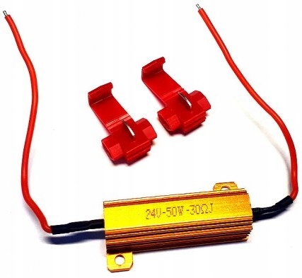 Rezystor Opornik kierunkowskazu lamp LED 24V 18W