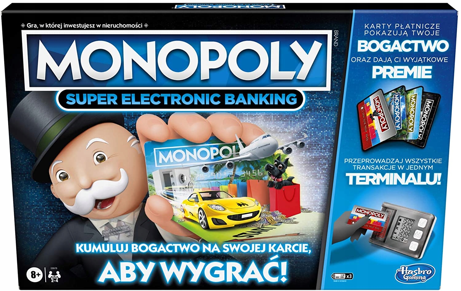HASBRO E8978 Monopoly Super Electronic Banking