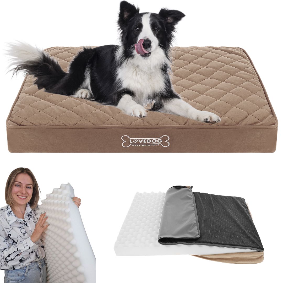 Legowisko Ortopedyczne Materac dla psa Pik L 90x60 Duże Wodoodporne Łóżko