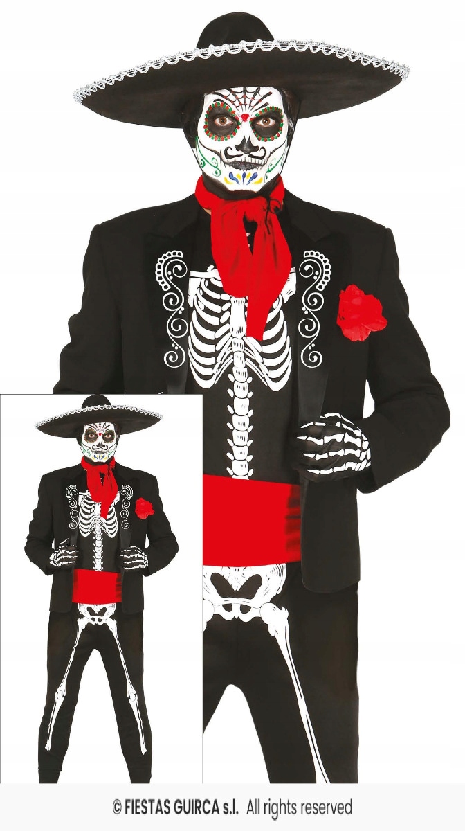 Kostým Okouzlující Mariachi Kostým Mexický hudebník Převlek Halloween L