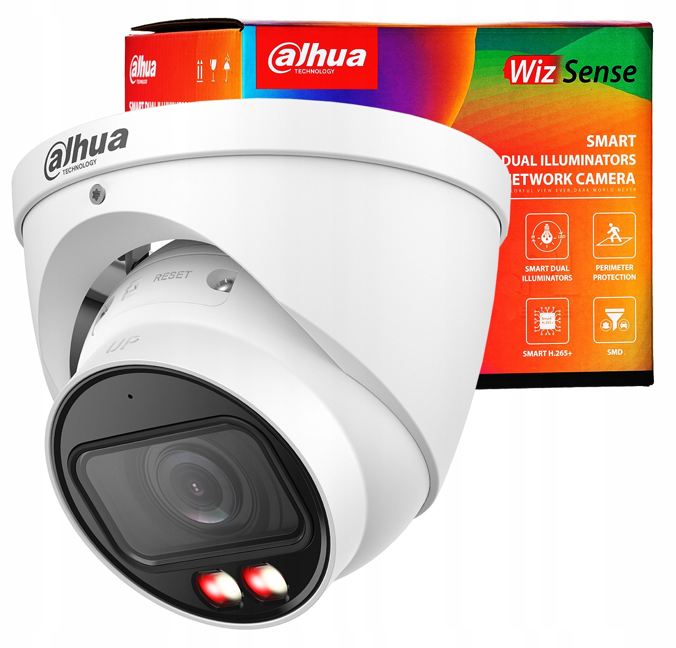 Kamera Ip 4MPx IPC-HDW2449T-ZS-IL-27135 Smart Dual Light WizSense Motozoom