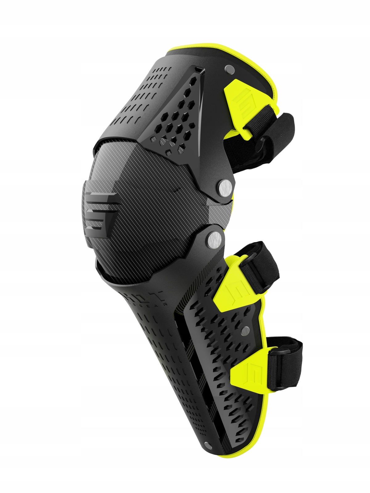 Ochraniacze Kolan Zawias Cross Enduro Shot Airflow Neon Yellow Uniwersalny