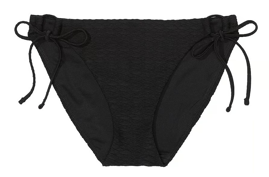 Plavkové bikiny Victoria's Secret se zavazováním, černé, M