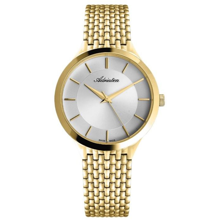 Dámské hodinky Adriatica A1276.1117Q zlaté