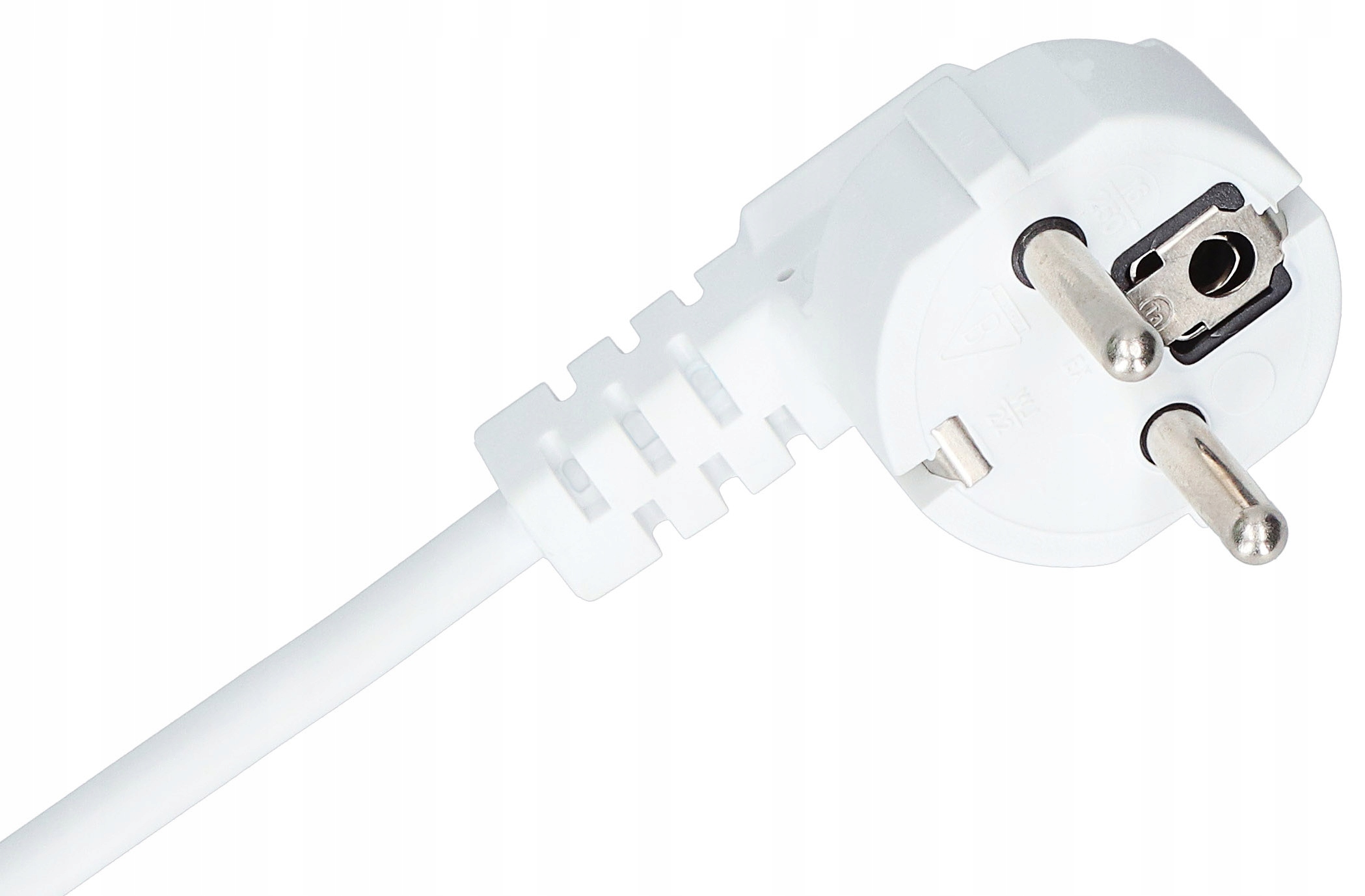 Przedłużacz pojedynczy z uziemieniem 2m biały Liczba gniazdek 1 szt.