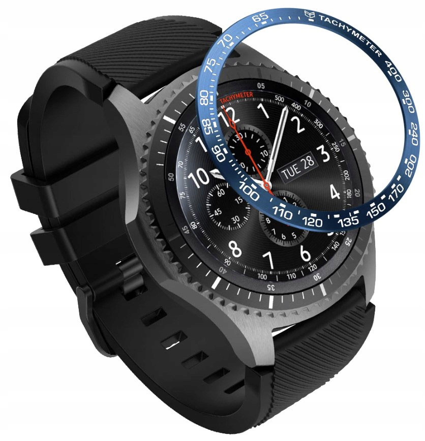 NIEBIESKI Ring Bezel Samsung Gear S3 BLUE EAN (GTIN) 5060875556540