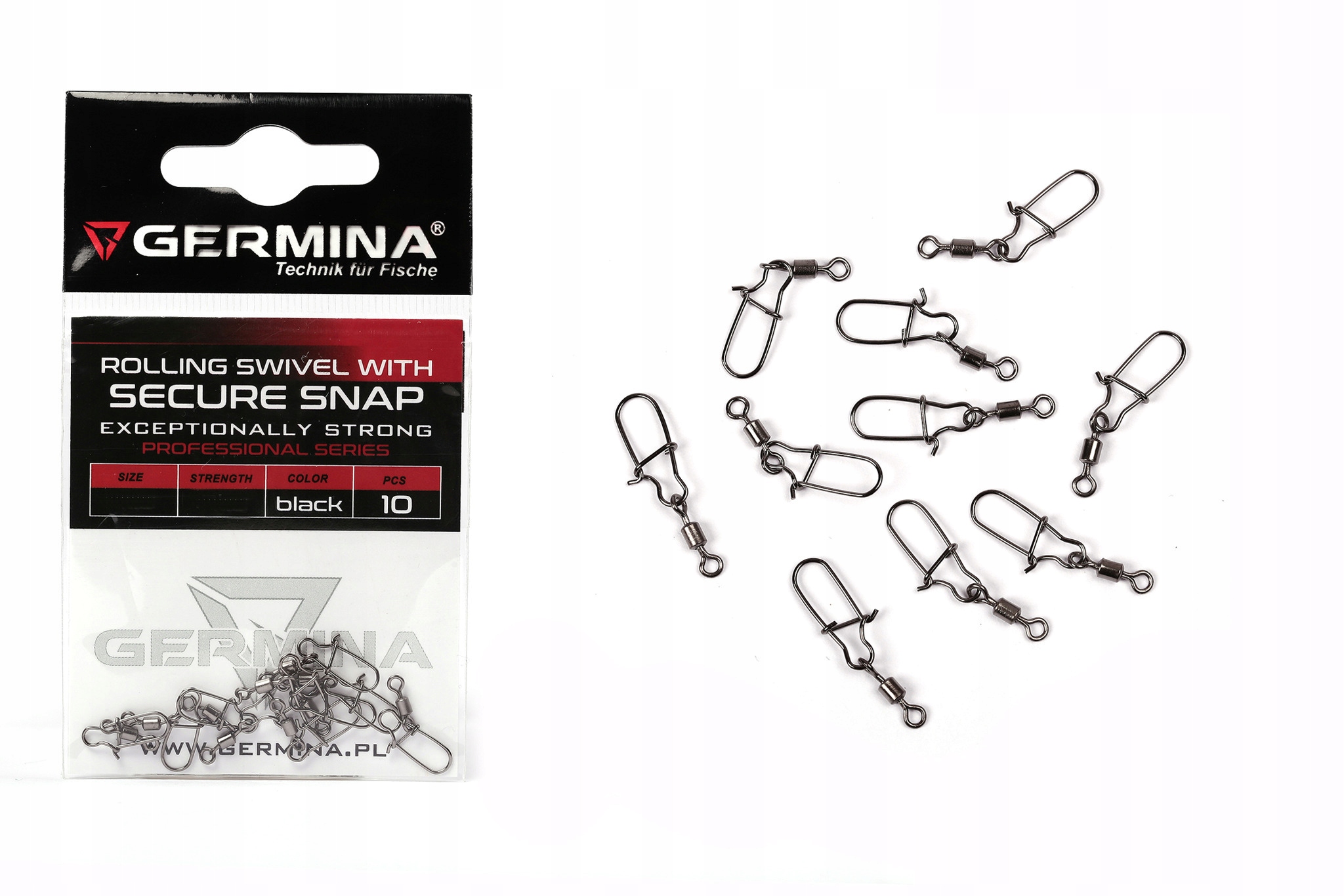 

Krętliki Rolkowe Z Agrafką Germina 12/10szt