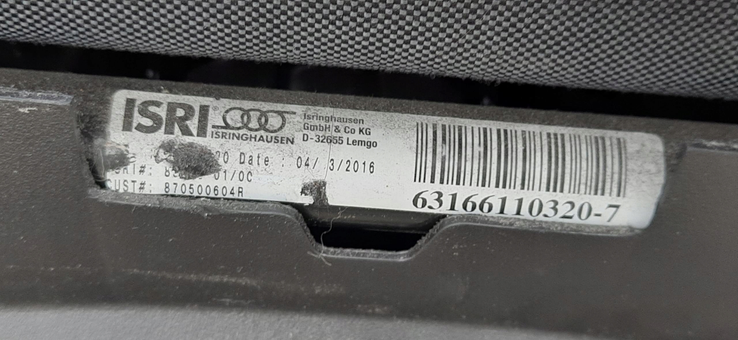 кресло водители передний левый renault MASTER III FL IV