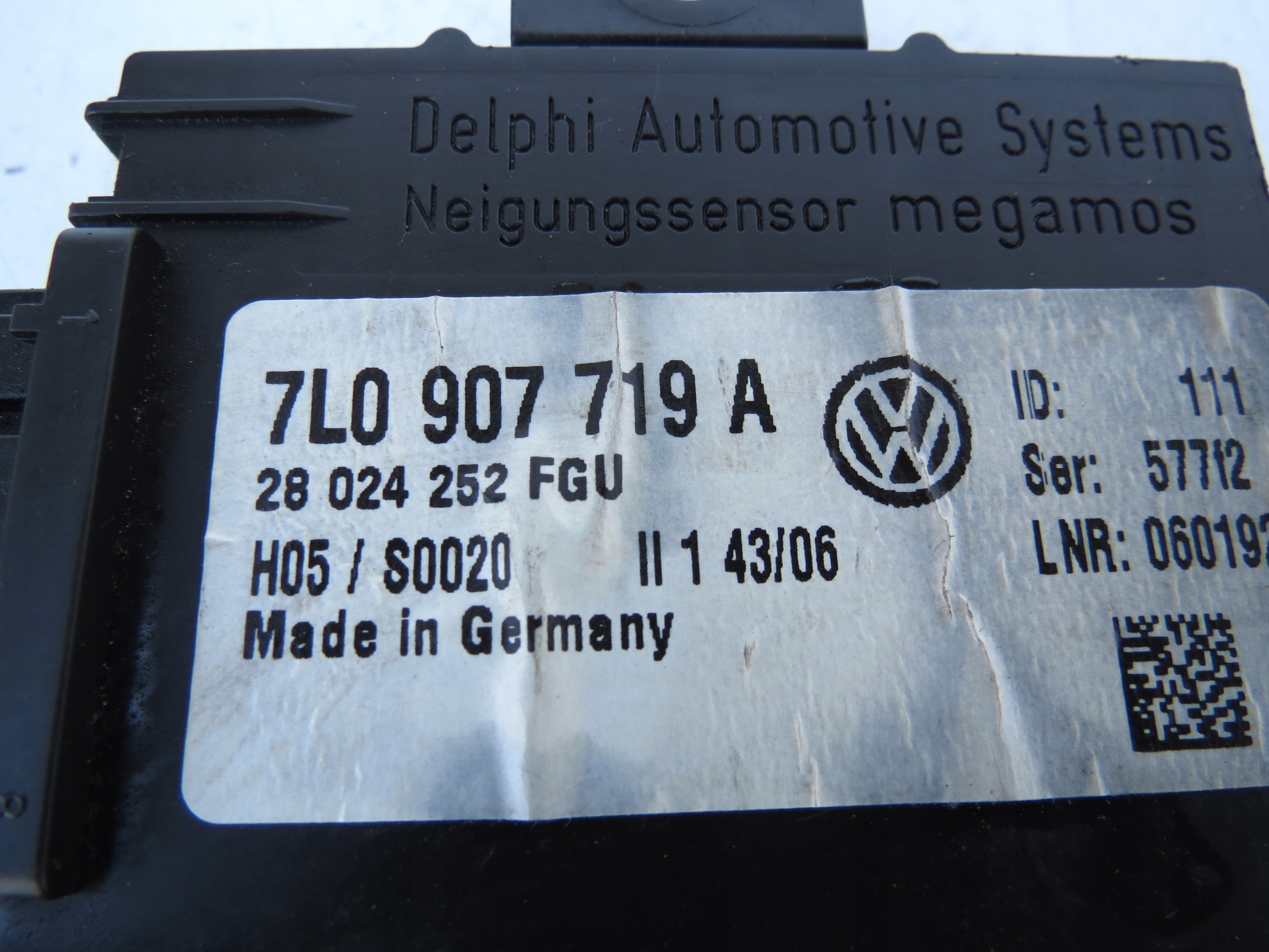 modulo Modulo allarme centralina 7L0907719A PORSCHE CAYENNE 7L