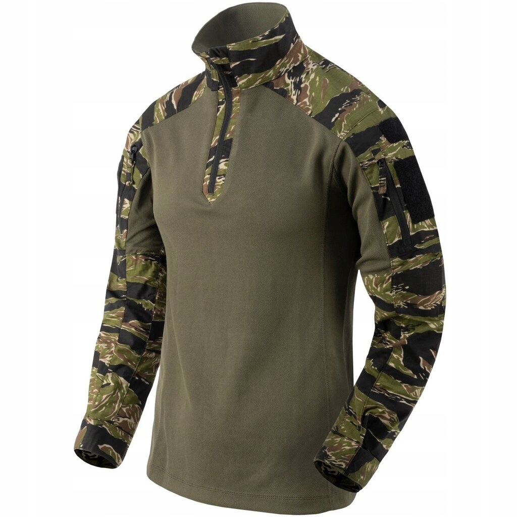 Maskáčová Mikina Helikon Mcdu Combat Shirt Tiger Stripe S