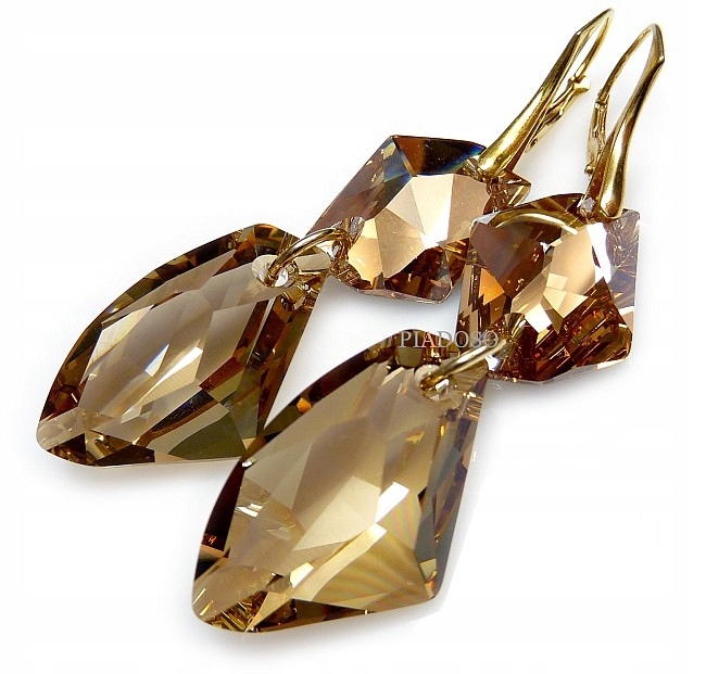 Krystaly Náušnice Cosmo Golden