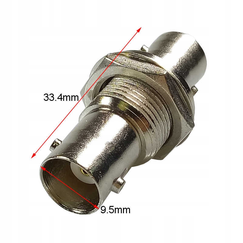 Adapter BNC gniazdo / BNC gniazdo DO OBUDOWY Złącza inne